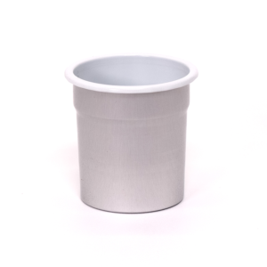 Custom steel 1.5oz shot cup with white background