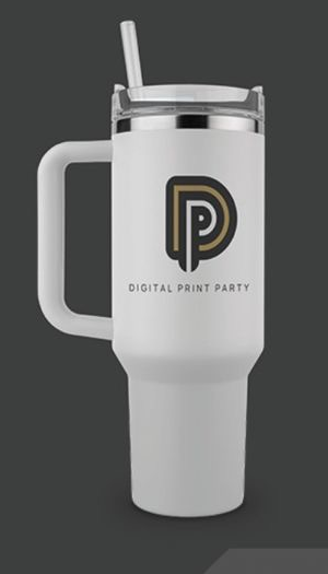 Custom printed tumbler